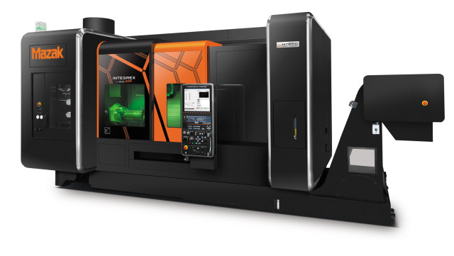 Mazak's INTEGREX i-400AM combines additive manufacturing and 5-axis machining. (Image courtesy of Mazak.)