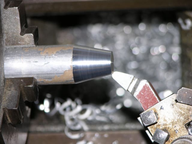 In taper turning, the diameter of the workpiece is gradually reduced over the length of the part.