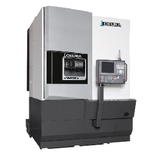 A vertical lathe: Okuma's V920EX. (Image courtesy of Okuma.)